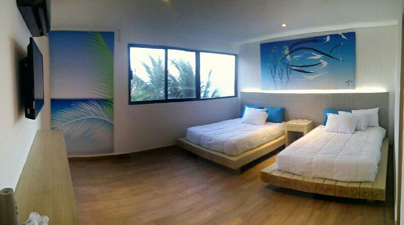 Cielo Beach Hotel Puerto Morelos 莫雷洛斯港 外观 照片