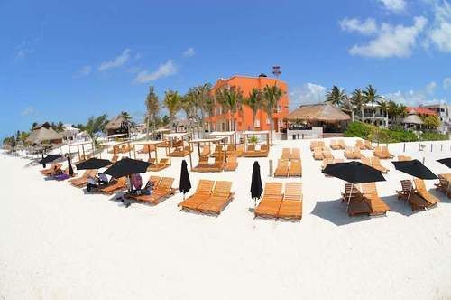 Cielo Beach Hotel Puerto Morelos 莫雷洛斯港 外观 照片