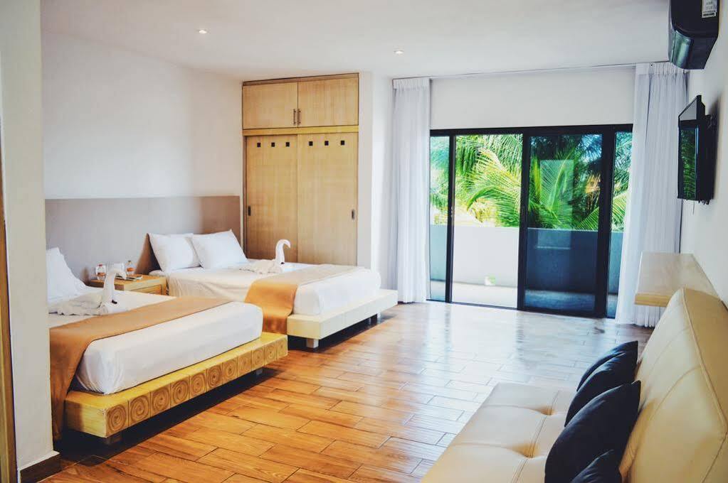 Cielo Beach Hotel Puerto Morelos 莫雷洛斯港 外观 照片