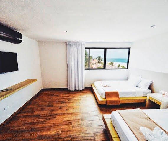 Cielo Beach Hotel Puerto Morelos 莫雷洛斯港 外观 照片