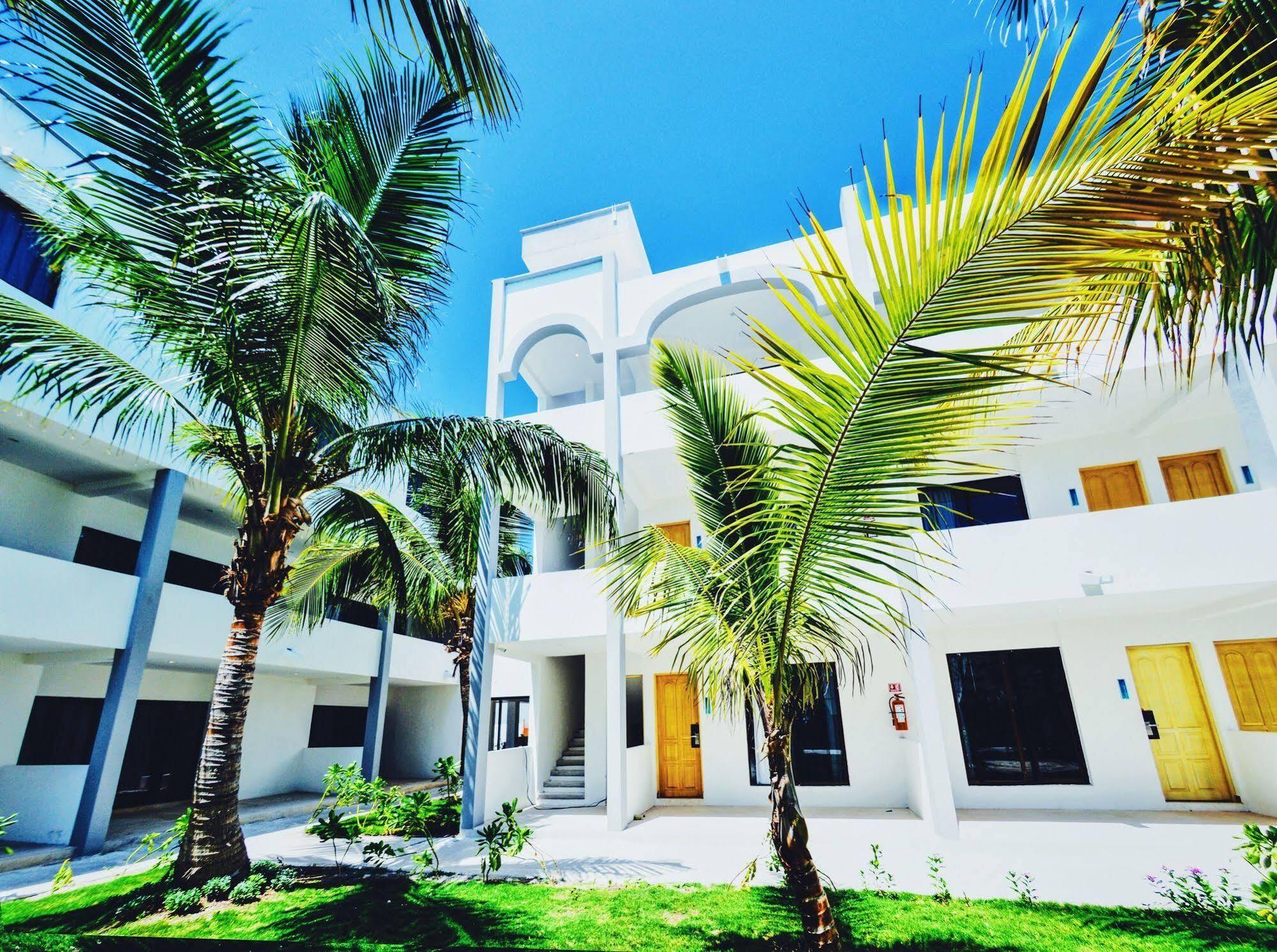 Cielo Beach Hotel Puerto Morelos 莫雷洛斯港 外观 照片